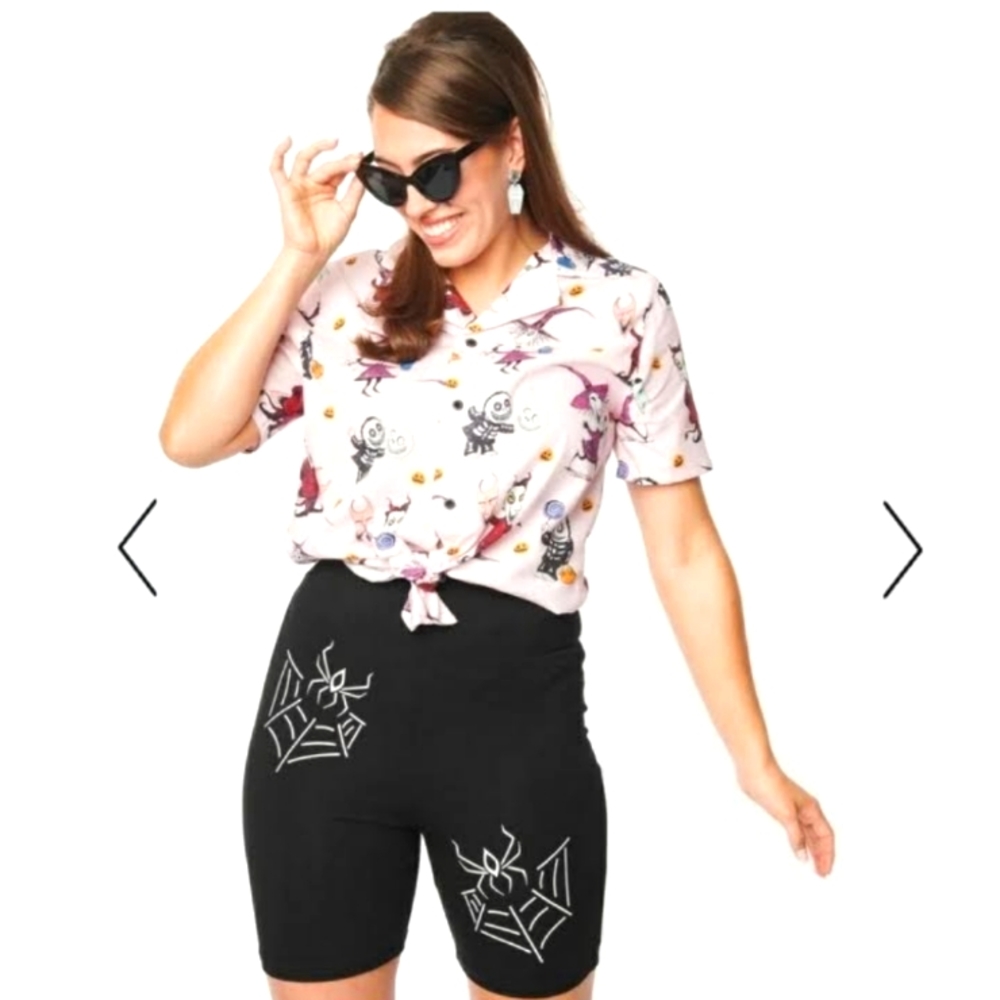 Nightmare before Christmas button down t-shirt